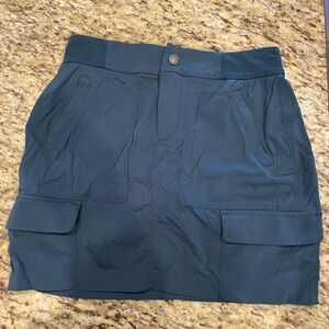 Athleta Navy Utility Mini Skirt